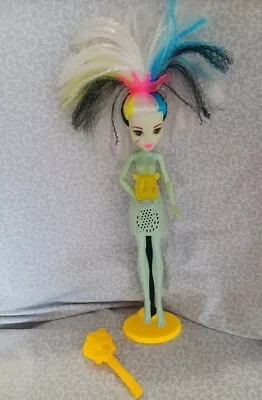 Monster High Electrified High Voltage Frankie Stein Doll Light Sounds Works • $12.95