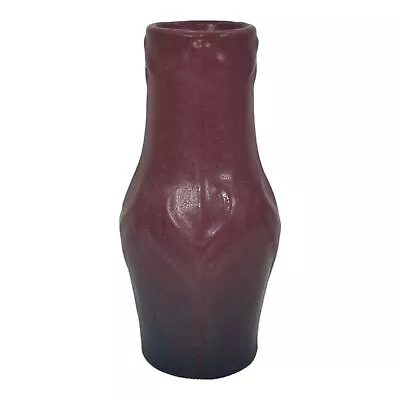 Van Briggle 1918 Arts And Crafts Pottery Mulberry Red Stylized Flowers Vase 821 • $695