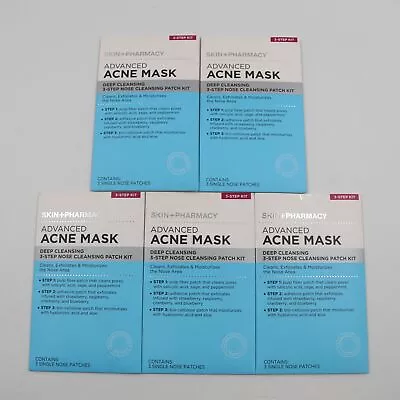 5 Skin + Pharmacy Advanced Acne Mask 3-Step Nose Cleansing Patch Kit • $9.99