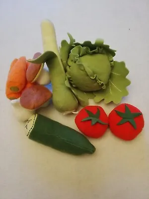 IKEA Duktig Play Food Pretend Toy Plush Soft Vegetables. • £8.49