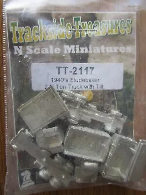 Trackside Treasures TT-2117 N Scale 1940's Studebaker  2.5 Ton Trucks W/Tilt Kit • $7.77