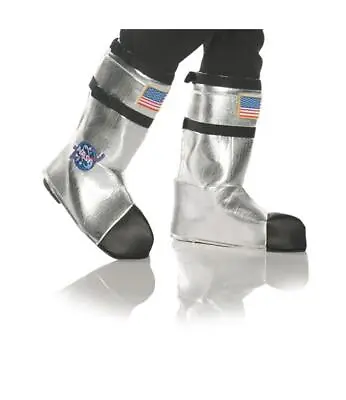 NASA Astronaut Adult Costume Boot Tops - One Size- Silver • $29.99