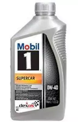 Mobil 1 0W40 Supercar Oil 1 Qt Mob126870-1 • $29.28