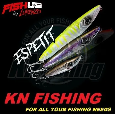 FISHUS LURENZO ESPETIT 70mm 6.8g Hard Minnow Lures Top Water Spinning Fishing • $18.60