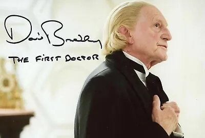£0.49 • Buy DAVID BRADLEY DR WHO SIGNED AUTOGRAPH 6x4 Inches PRE-PRINTED PHOTO POSTCARD SIZE
