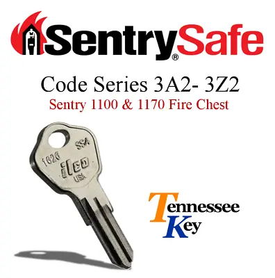 Sentry Safe & Fire Box Keys / Select Your Key Code  / Series 3A2 - 3Z2 • $5.49