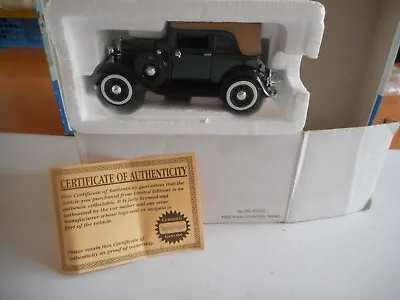 National Motor Museum Mint SS-T5350 1932 Ford Convertible Sedan+ C Of Auth + Box • £12