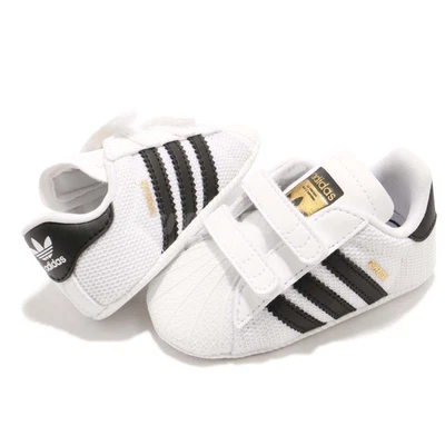 $15 • Buy Adidas Originals Infants & Toddlers' SUPERSTAR Crib Shoes White S79916 - Sz US4K