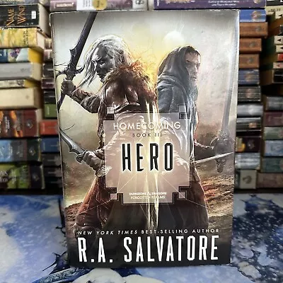 Homecoming Book 3: Hero R.A. Salvatore 1st Edition Hardcover Forgotten Realms • $37.95