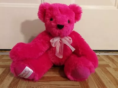 Vermont Teddy Bear Garrick Jewelers 13  Pink Plush Tourmaline Pinky Doll Toy Pa • $21