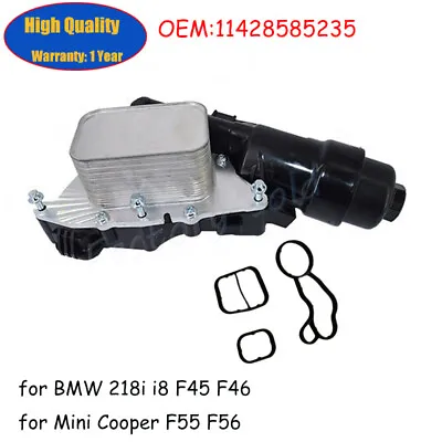 Oil Cooler Filter Housing Assembly For 14-19 Mini Cooper BMW X1 X2 11428585235 • $90.23