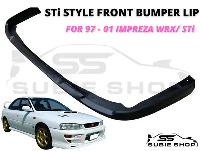 JDM PP Injection Front Bumper Lip Splitter For 97 - 01 Subaru Impreza WRX GC8 • $199.95