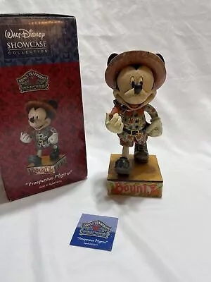 Rare Prosperous Pilgrim Mickey Mouse By Jim Shore • $75