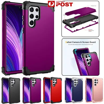 For Samsung S24 S23 S22 S20 FE Plus Ultra Case Armor Heavy Duty Shockproof Cover • $14.49