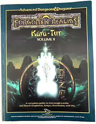 Forgotten Realms Kara-Tur  Volume II Advanced D&D 1988 TSR • $34