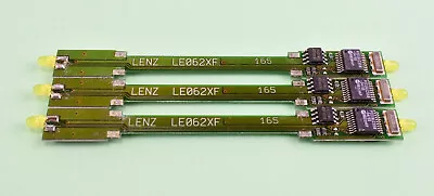 Lot Of 3 Lenz Le062xf 165 Universal Dcc Decoder For Atlas N Sd Diesel Engine • $6.50