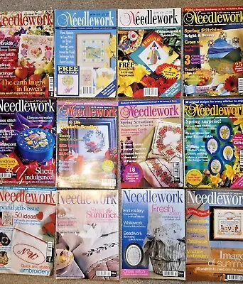 NEEDLEWORK MAGAZINE CRAFT Applique Cross Stitch Embroidery Needlepoint Patchwork • £3.49