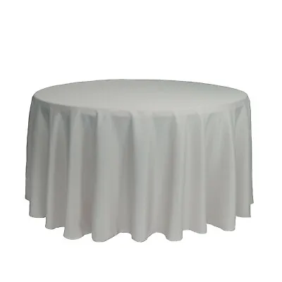 YCC Linens - 120 Inch Round Polyester Tablecloths For Weddings & Special Events • $31.86