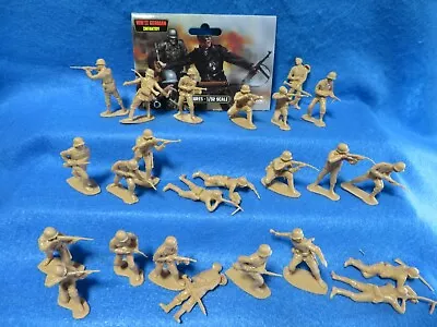 CLASSIC TOY SOLDIERS- AIRFIX & MARX WWII German Toy Soldiers (54MM) 24 In 12 TAN • $12.95