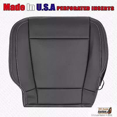 2017 - 2022 Ford F250 F350 Lariat Driver Bottom Perforated Leather Cover Black • $161.02