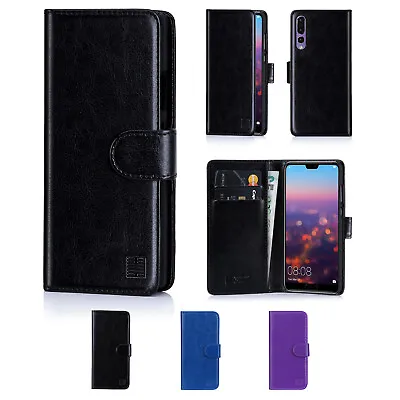 £3.99 • Buy Book Wallet PU Leather Case Cover For Huawei P Smart P30 P20 P9 Mate 20 P40