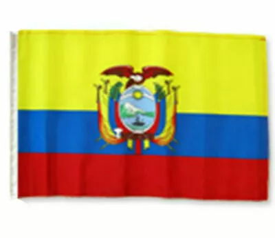 12x18 12 X18  Ecuador Sleeve Flag Boat Car Garden • $6.44