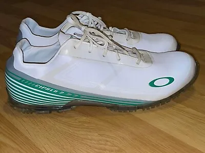 Oakley Cipher 2 Nanospike Mens Spikeless Golf Shoes Size 9 Green White Oregon • $29.99