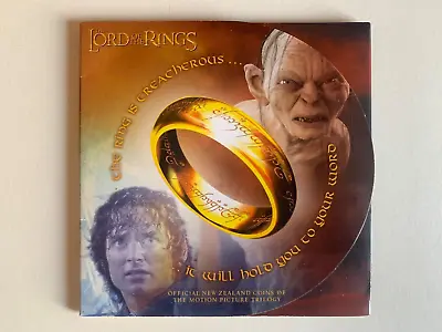 2003 New Zealand Uncirculated 50c Coin X 6  Lord Of The Rings  In Card Folder • £17