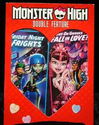 Monster High Friday Night Frights / Why Do Ghouls Fall In Love? DVD Heart SlipCo • $4.77