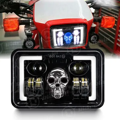 4x6  RGB LED Motorcycle Headlight Halo DRL For Honda XR250 XR250L XR650L XR650R • $39.99