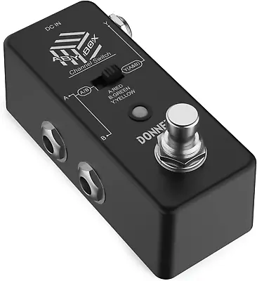ABY Box Line Selector AB Switch Mini Guitar Effect Pedal True Bypass • $44.99