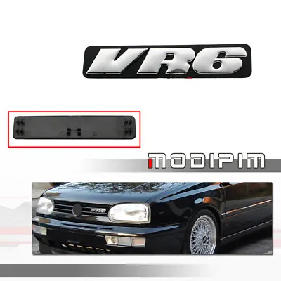 Chrome VR6 Car Bumper Grille Emblem Badge Decal Sticker For VW Jetta Golf etc • $8.99