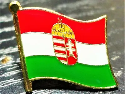 £2.49 • Buy HUNGARY (Shield) Hungarian Metal Flag Lapel Pin Badge *NEW*MIX & MATCH BUY 3 GET
