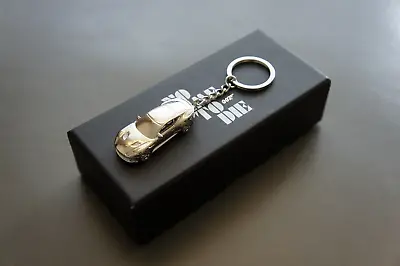 NIB Aston Martin DBS Superleggera 007 James Bond Silver Keychain Key Ring 1/87 • $31