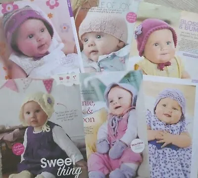 £1 • Buy Knitting Patterns~babies Bonnets~hat~mittens~bootees~magazine Extracts