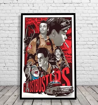 Ghostbusters 1984 Framed Movie Poster Print Cinema A1 & 60x40cm • $94.47