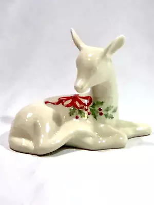 Vintage & Retired Lenox Annual Holiday China Jewels Deer/Doe Figurine 1993 USA • $34.99