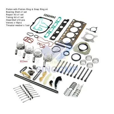 Ø23mm Pins Engine Overhaul Rebuild Kit For VW Golf Audi Skoda 2.0T CNC CHH EA888 • $449