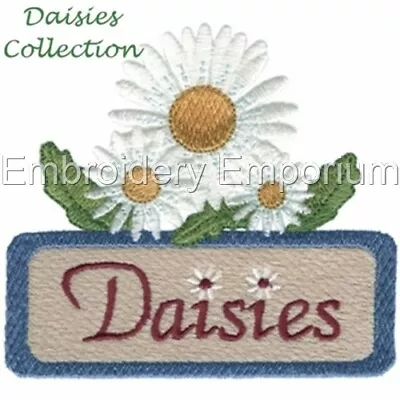 Daisies Collection - Machine Embroidery Designs On Cd Or Usb 4x4 • £8.95