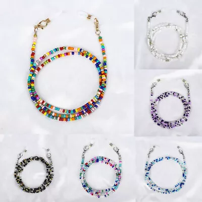 $1.64 • Buy Glasses Neck Chain Rope Lanyard Beaded Sunglasses Reading Cord Strap Necklace