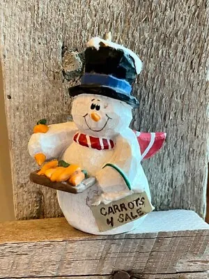 Eddie Walker * Midwest Of Cannon Falls * Snowman With Carrots For Sale Ornament • $18