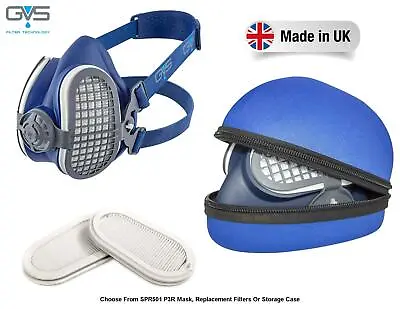 £10.49 • Buy GVS Elipse SPR501 Reusable Half Mask, Plus Choose P3R Filters Or Storage Case