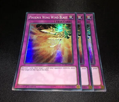 Phoenix Wing Wind Blast X 3 - Playset - Mixed Set - 1st Edition - Super - Yugioh • $3.78