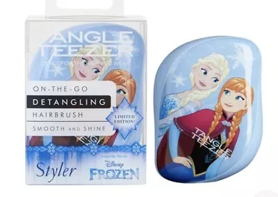 Tangle Teezer Blue Detangling Compact Styler Hairbrush Disney Frozen • £12