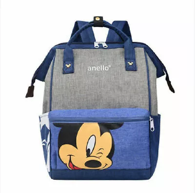 £18.19 • Buy Multi-use Mickey Large Mummy Baby Diaper Nappy Backpack Mom Changing Travel Bag
