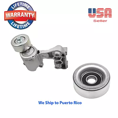 $49.95 • Buy Set Drive Belt Tensioner Assembly & Idler Pulley Fit Toyota Lexus 3.5L 4.0L V6