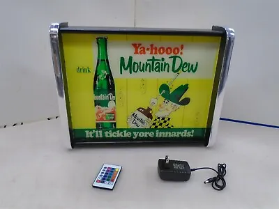 Ya-hoo Mountain Dew Tickle Your Inards LED Display Light Sign Box • $125