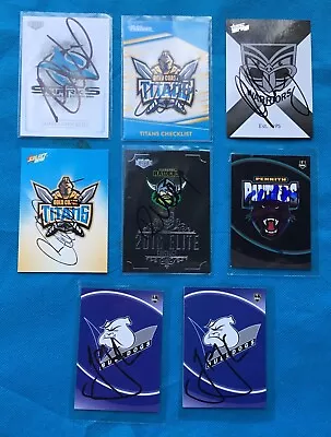 $9.99 • Buy Modern Rugby League Cards, Hand Signed Players Signature Cards X 7, Lot 1.