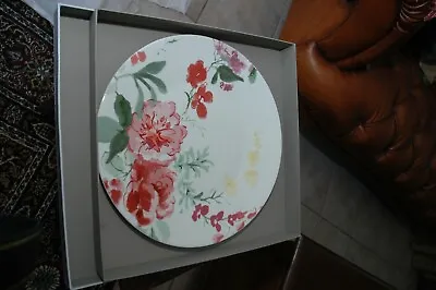 £65 • Buy Wedgwood JASPER CONRAN Floral ROUND CHARGER PLATE Platter - NEW IN BOX