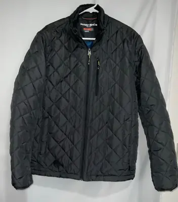 Hawke & Co. Sport Performance Men's Grey Diamond Quilted Jacket Size Medium • $16.09